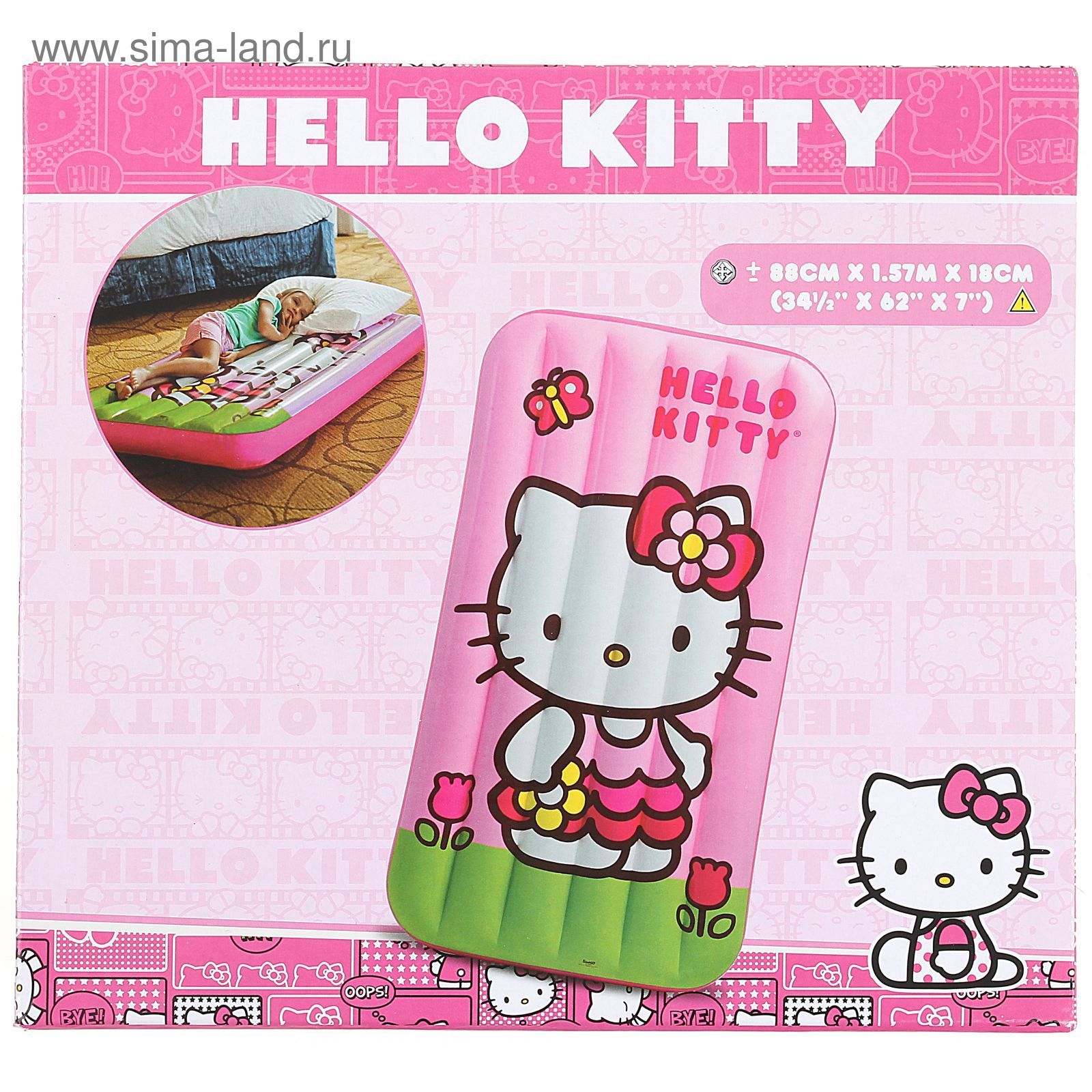 Матрас надувной hello kitty