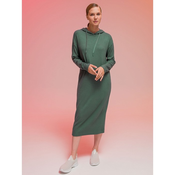 Платье женское, размер 46, цвет зелёный платье женское размер 46 цвет зелёный