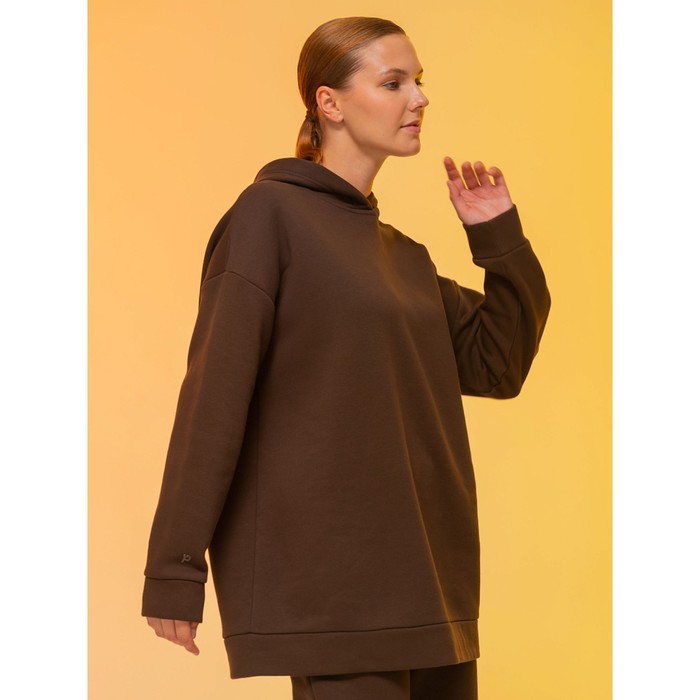 фото Толстовка женская, размер 46, цвет шоколадный pelican