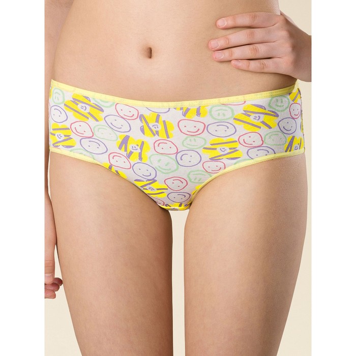 фото Трусы для девочек, рост 134 см, цвет сиреневый, белый, жёлтый, 3 шт pelican