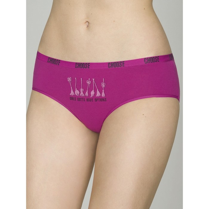 

Трусы женские, размер 46, цвет малиновый