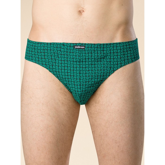 

Трусы мужские, размер 50, цвет серый, изумрудный, 2 шт