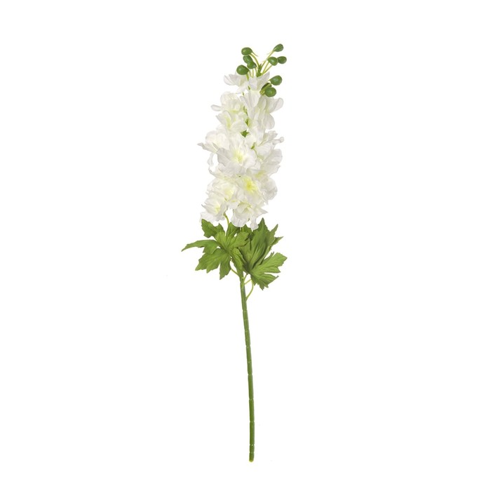 Искусственный цветок «Гиацинт», высота 79 см, цвет белый