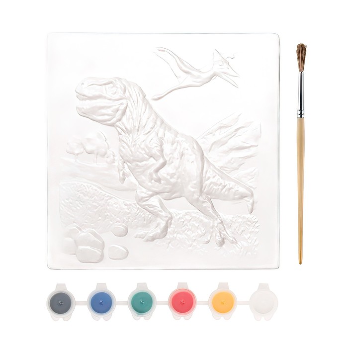 фото Многоразовая раскраска «динозавры», 20 × 20 см maxitoys