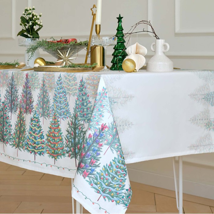 фото Скатерть этель «сказочный лес», 110х149 см, 100% хл, саржа 190 г/м2