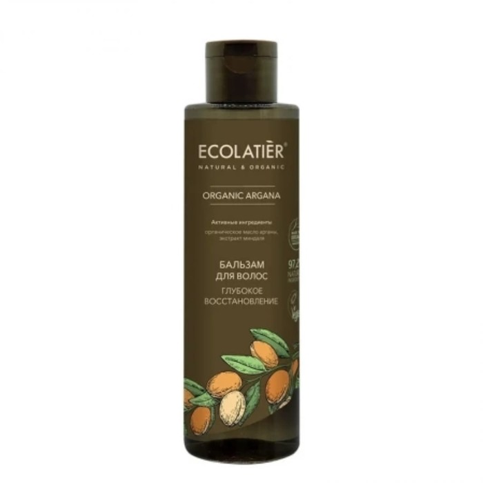 Бальзам для волос Ecolatier Organic Argana «Глубокое восстановление», 250 мл масло для душа глубокое восстановление ecolatier organic argana 250 мл