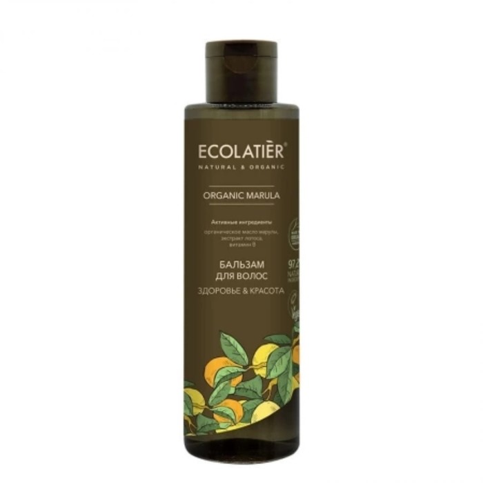 Бальзам для волос Ecolatier Organic Marula «Здоровье & красота», 250 мл