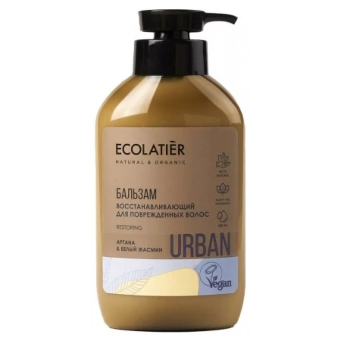

Бальзам для волос Ecolatier Urban «Аргана & белый жасмин», восстанавливающий, 400 мл