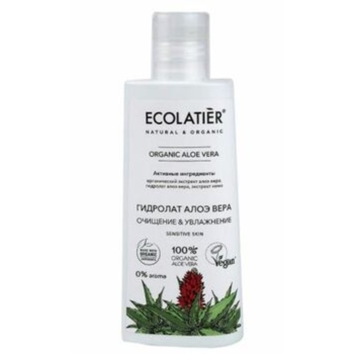 

Гидролат для лица Ecolatier Organic Aloe Vera «Очищение & увлажнение», 150 мл