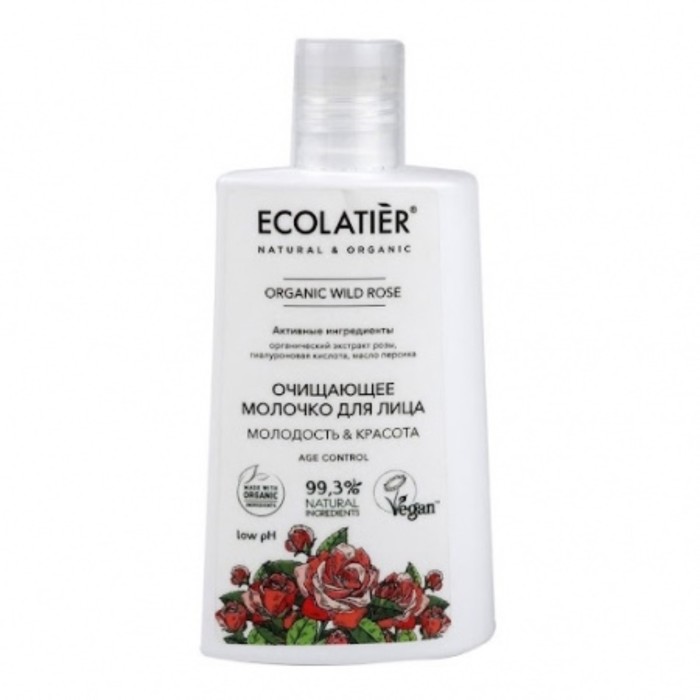 

Молочко для лица Ecolatier Organic Wild Rose «Молодость & красота», очищающее, 250 мл