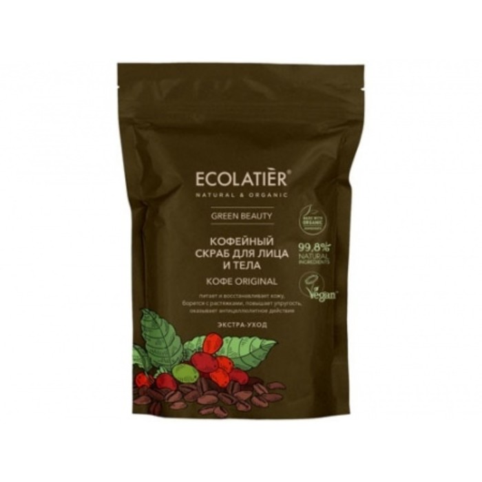

Скраб для лица и тела Ecolatier Green Beauty «Кофе original», 40 г