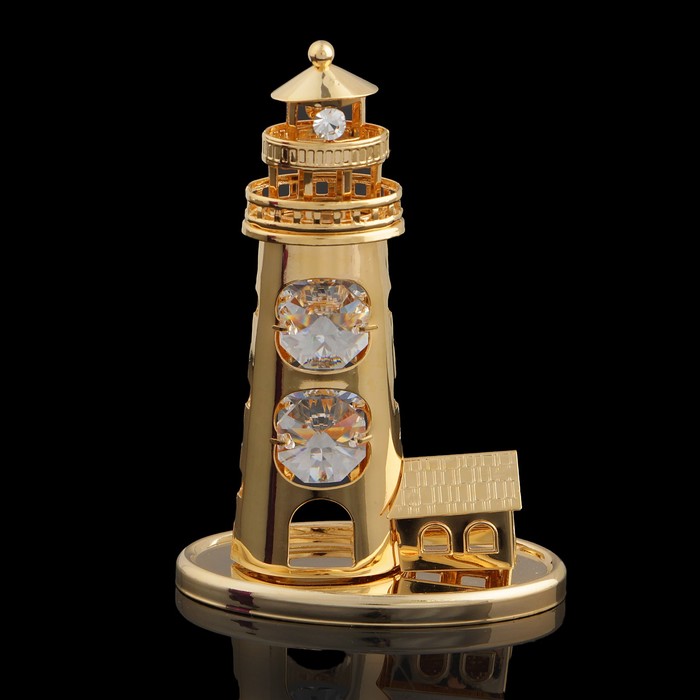 Сувенир «Маяк», 6×3,5×9 см, с кристаллами Сваровски