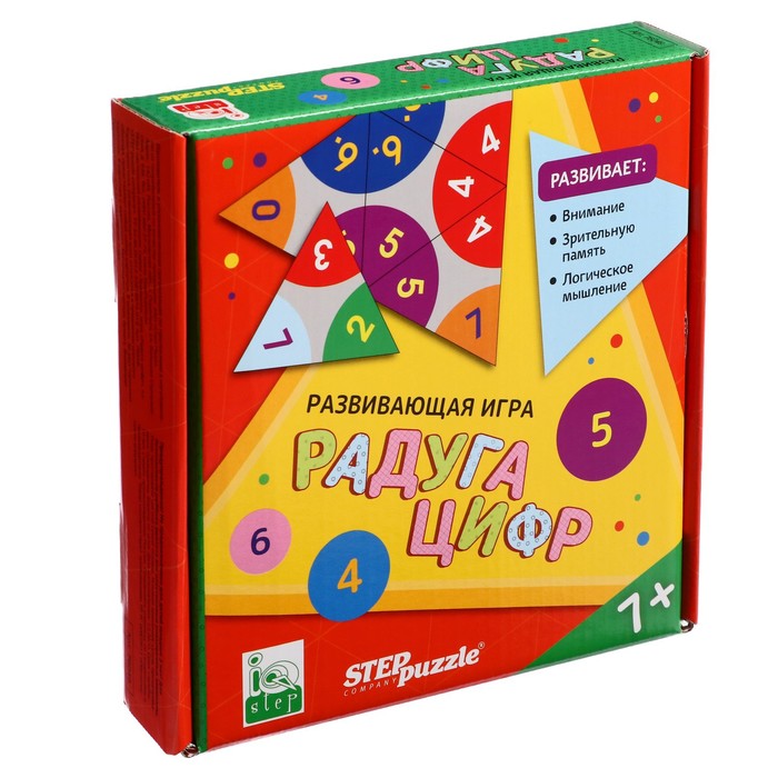 

Развивающая игра «Радуга цифр. Тримино»