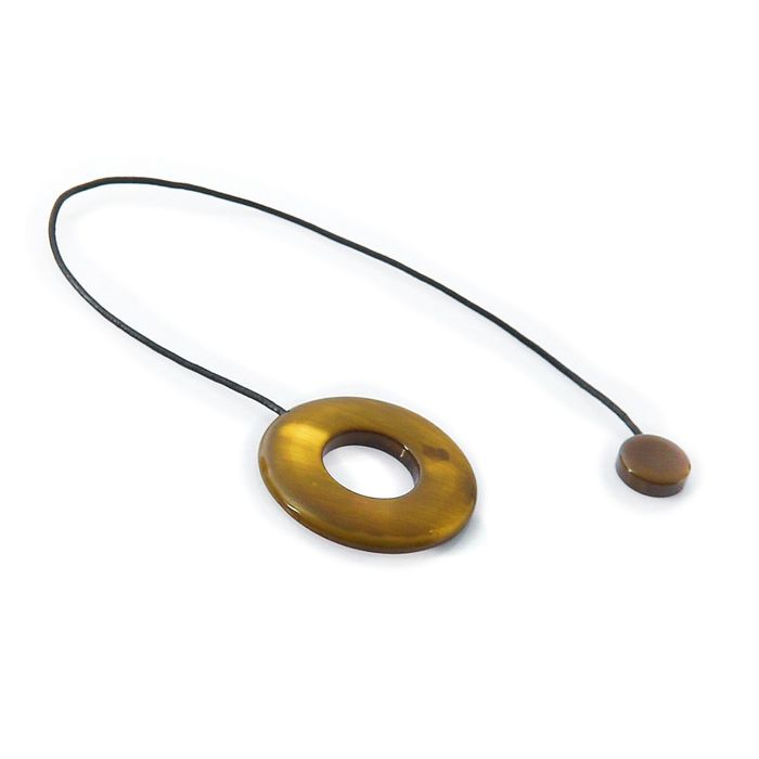 Подхват для штор "Кольцо", d=6,5см, цвет болотный