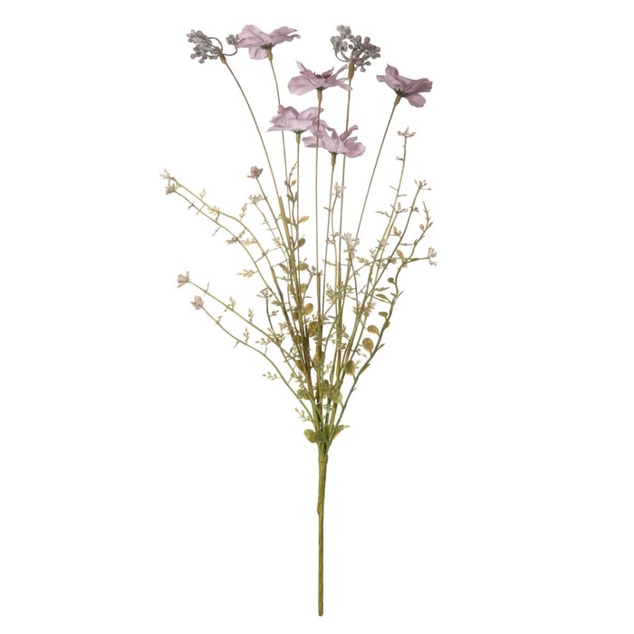 Искусственный цветок «Кореопсис», высота 50 см, цвет светло-сиреневый