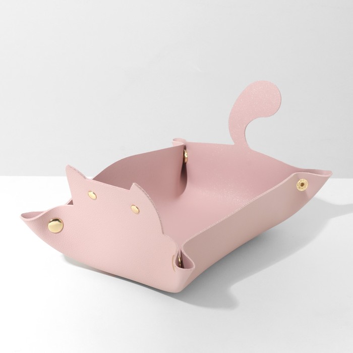 фото Подставка универсальная "котик" складная, 17x22 см, цвет розовый queen fair
