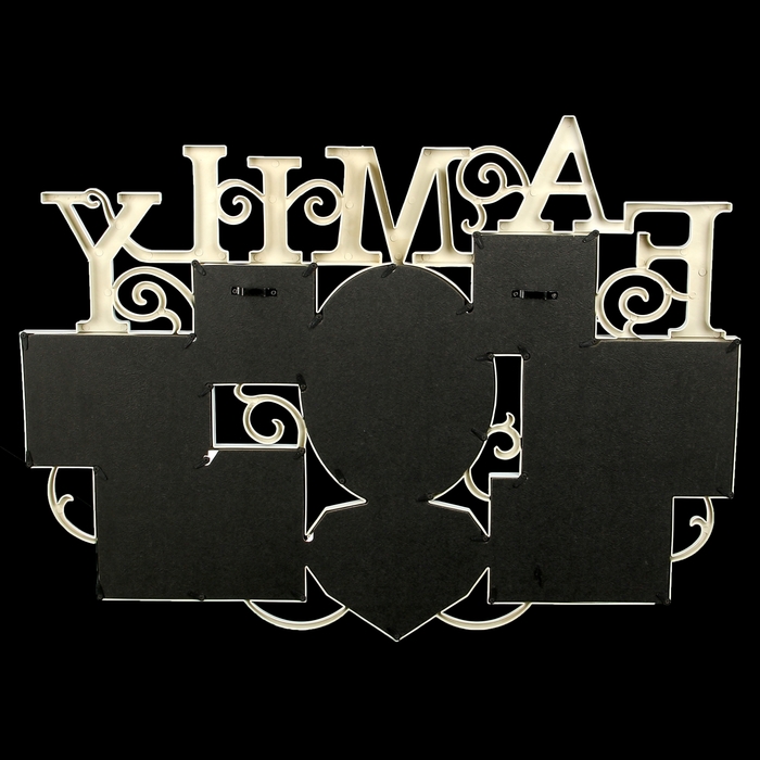 Фоторамка "Семейная", белая, на 8 фото 10х10 см, 10х15 см, 13х18 см, 15х20 см