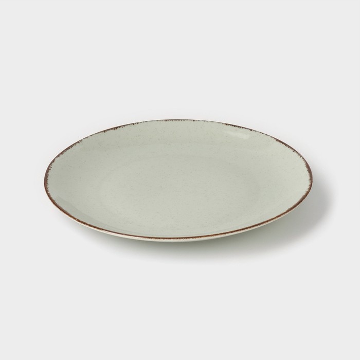 Тарелка Pearl, d=27 см, цвет мятный, фарфор тарелка cameo concentrics фарфор 27 7х27 7 см