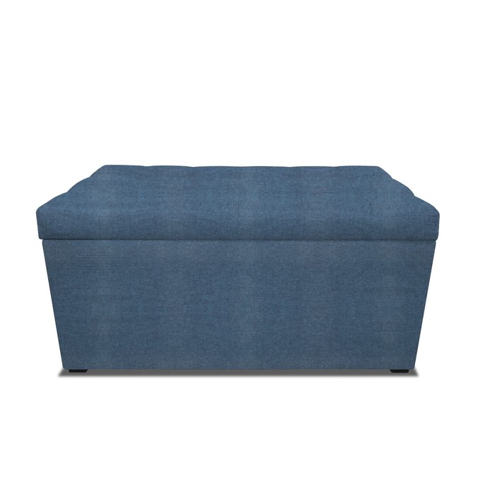 

Пуф с крышкой и утяжкой, 800 × 400 × 420 мм, рогожка savana plus, цвет denim