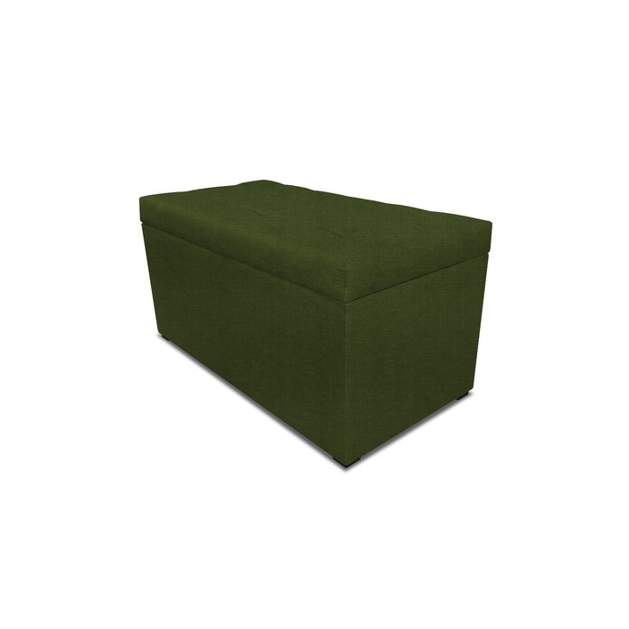 

Пуф с крышкой и утяжкой, 800 × 400 × 420 мм, велюр vital, цвет green
