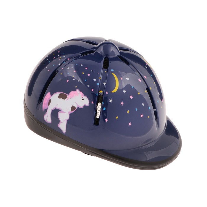 шлем для верховой езды детский регулируемый размер голубой Шлем для верховой езды, детский, регулируемый размер, фиолетовый