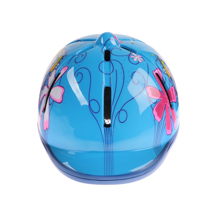 фото Шлем для верховой езды, детский, регулируемый размер, голубой
