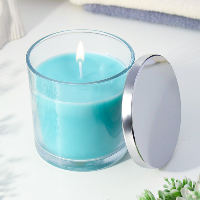 

Свеча ароматическая в стакане "Turquose sky", бирюзовое небо, 10х10 см