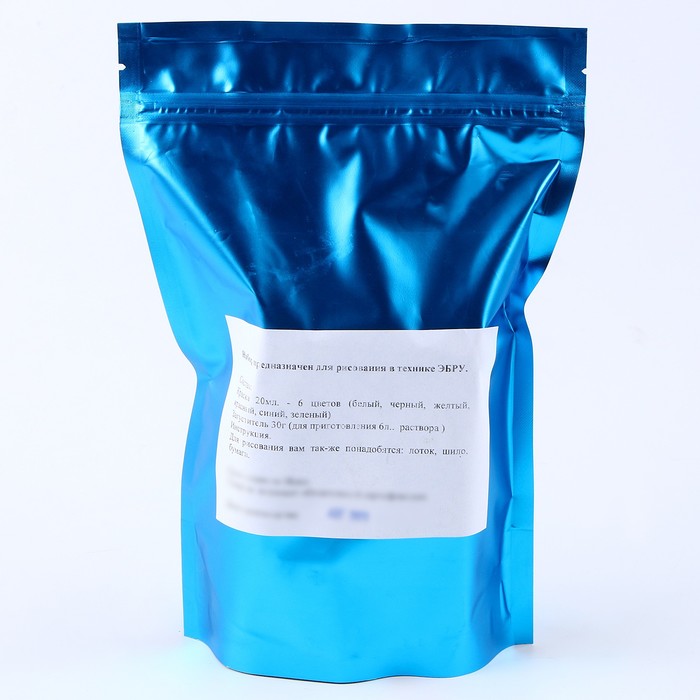 Набор для эбру, 6 цветов