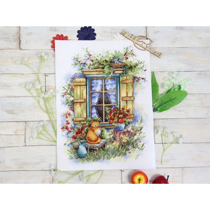 фото Набор для вышивания «деревенская идиллия» 26 × 19 см м.п.студия