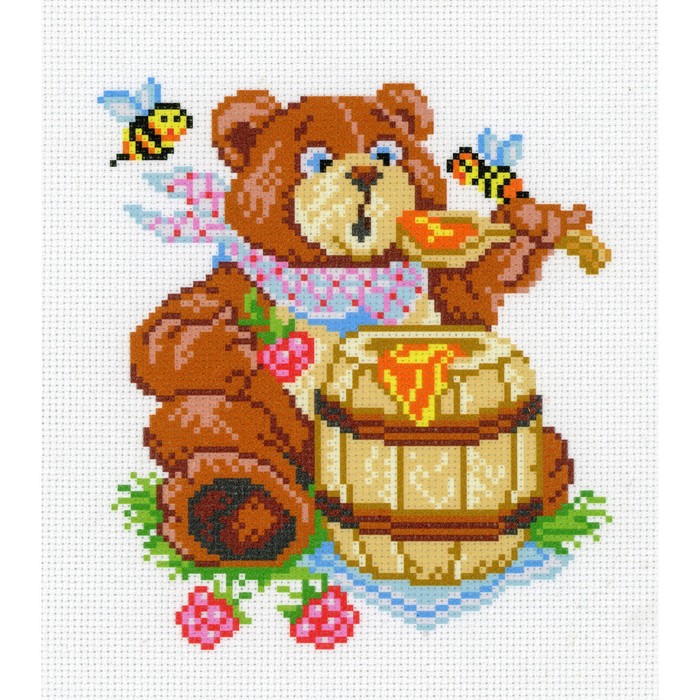 

Набор для вышивания «Мишка» 21 × 30 см