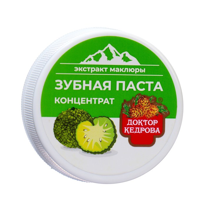 Зубная паста с экстрактом маклюры Доктор Кедрова, 35 гр