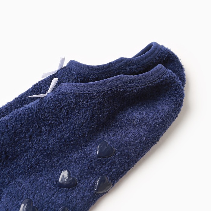 фото Носки женские укороченные нескользящие, цвет индиго, размер 36-39 r&s