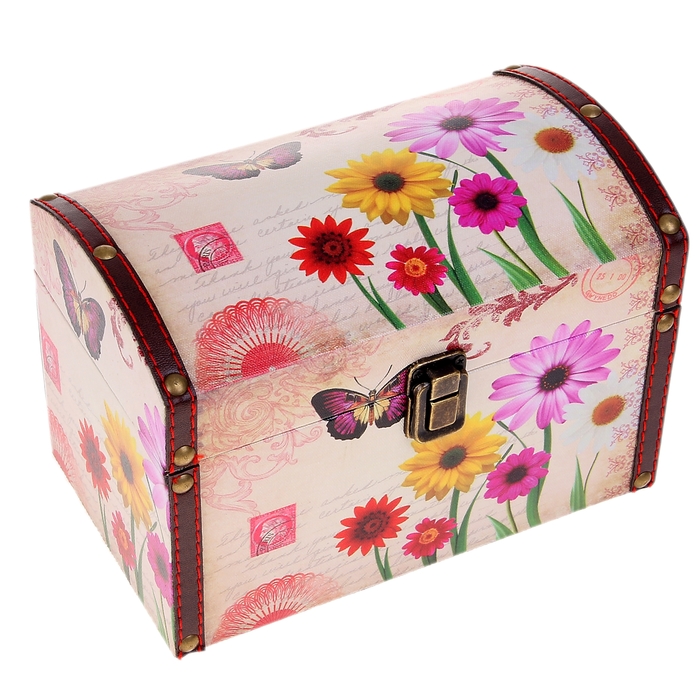 Шкатулка "Герберы"