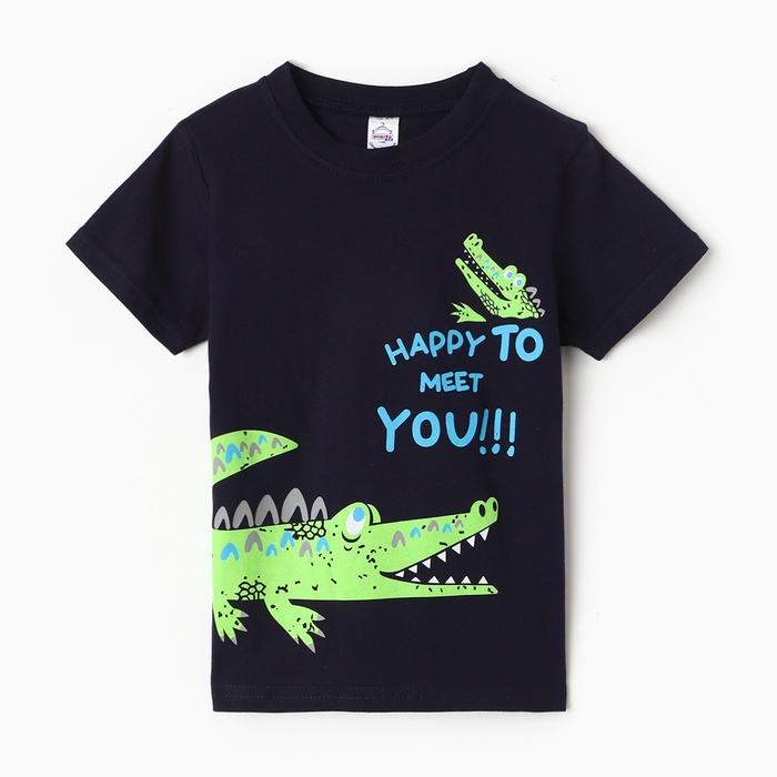 

Футболка для мальчиков , цвет тёмно-синий, рост 98 см