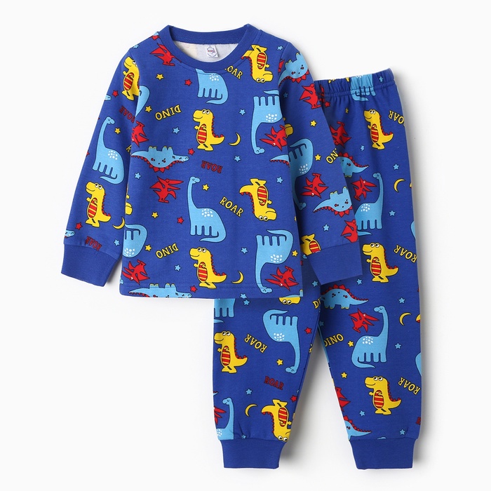 Пижама для мальчика, цвет электрик, рост 92 см пижама для мальчика цвет полоски дино рост 92 см
