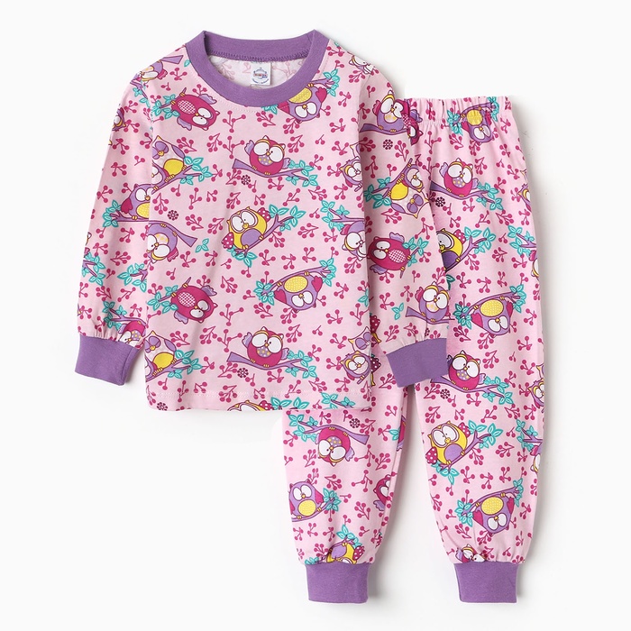 Пижама для девочки, цвет фуксия, рост 104 см пижама для девочки цвет розовый сиреневый рост 104 см