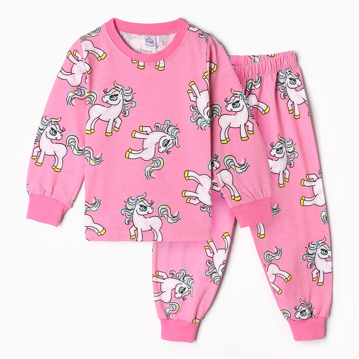 Пижама для девочки, цвет розовый, рост 122 см пижама для девочки цвет ментоловый кот рост 122 см