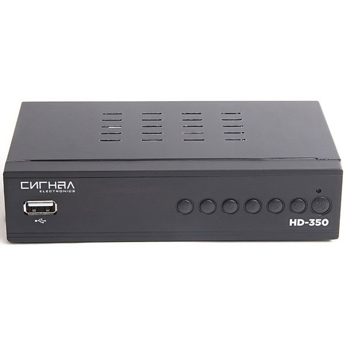 

Ресивер DVB-T2 Сигнал HD-350 черный