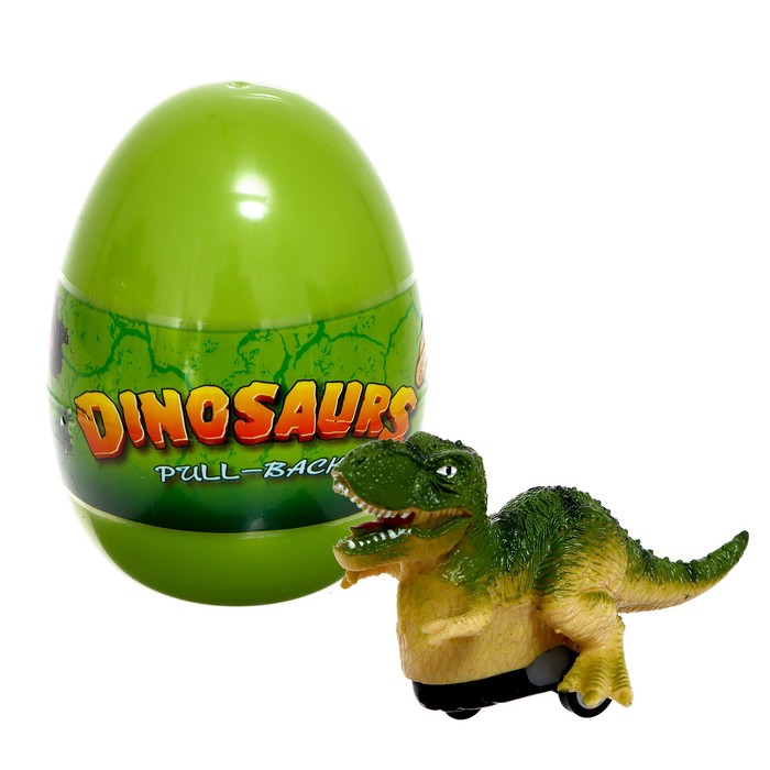 цена Машинка инерционная «Динозавры», в яйце, МИКС