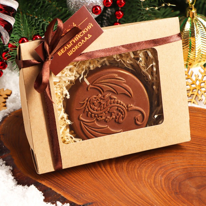 Шоколадная фигурка Печать дракона, 80 г шоколадная фигурка сердце с надписью 80 г