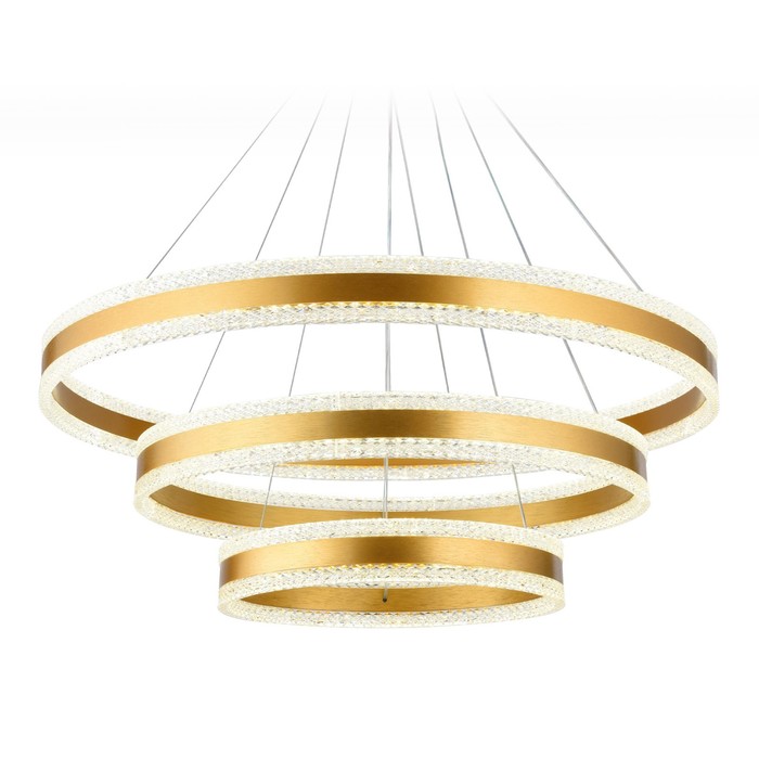 Управляемый подвесной светодиодный светильник Ambrella light, Original, FA6183, 3хLED, 245 Вт, 18375Lum, 3000-6400К, цвет золото 42454