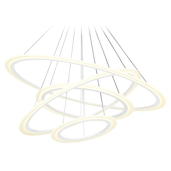 Светильник управляемый светодиодный Ambrella light, Original, FA4363, 4хLED, 235 Вт, 17625Lum, 3000-6400К, цвет белый управляемый подвесной светодиодный светильник ambrella light original fa6183 3хled 245 вт 18375lum 3000 6400к цвет золото