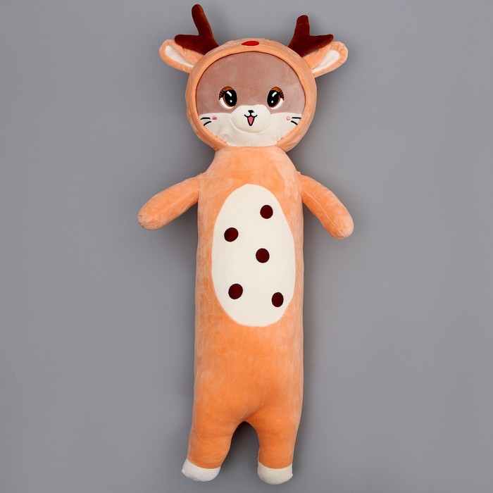 Мягкая игрушка «Котик» в костюме оленёнка, 90 см мягкая игрушка котик в костюме цвета микс
