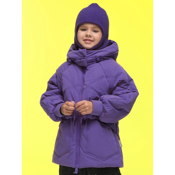 Куртка для девочек, рост 104 см, цвет фиолетовый куртка для девочек рост 104 см цвет красный