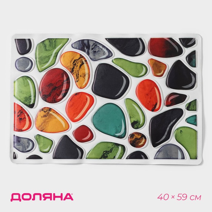 Коврик придверный Доляна «Минерал», 40×59 см