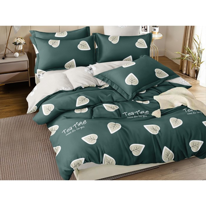 

Постельное бельё 1.5 сп, размер 150x220 см, 145x215 см, 70x70 см - 2 шт