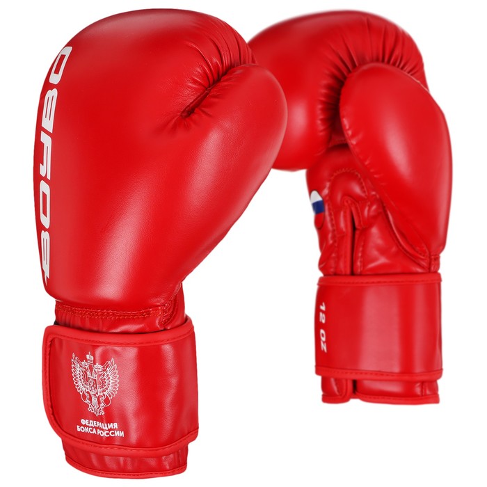 Перчатки боксёрские BoyBo TITAN, IB-23, 12 унций, цвет красный перчатки боксёрские boybo stain флекс цвет зелёный 14 унций