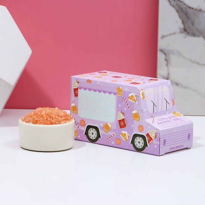 

Соль для ванны «Время чудес», 400 г, аромат имбирного пряника, ЧИСТОЕ СЧАСТЬЕ