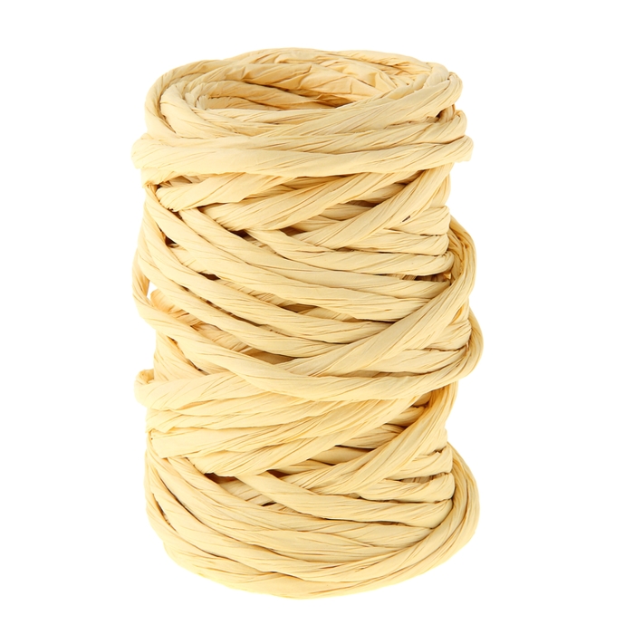 Шпагат декоративный, цвет светло-жёлтый