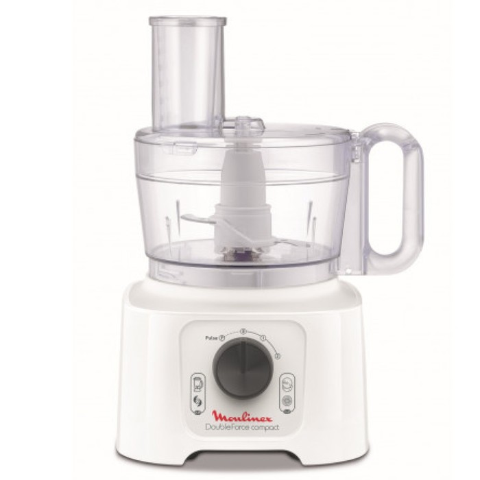 

Кухонный комбайн Moulinex FP542111, 800 Вт, 1.25/2.2 л, 2 скорости, белый